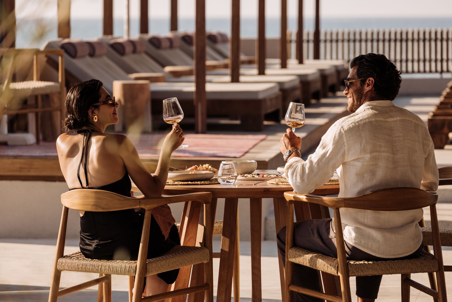 Elegant dining at Phyo Restaurant, Unda Hotel in Corfu with sea view and authentic Mediterranean flavors